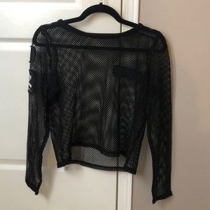Mesh Crop Top